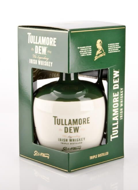 Tullamore Dew Irish Whiskey im Tonkrug 0,7 L