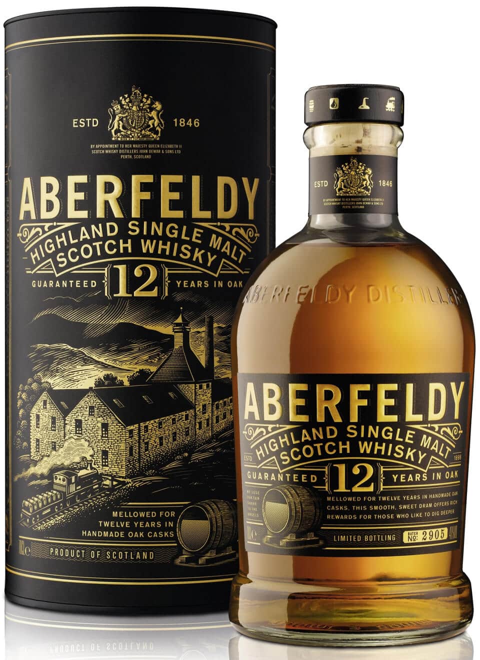 Aberfeldy 12 Years Highland Single Malt Scotch Whisky 0,7 L
