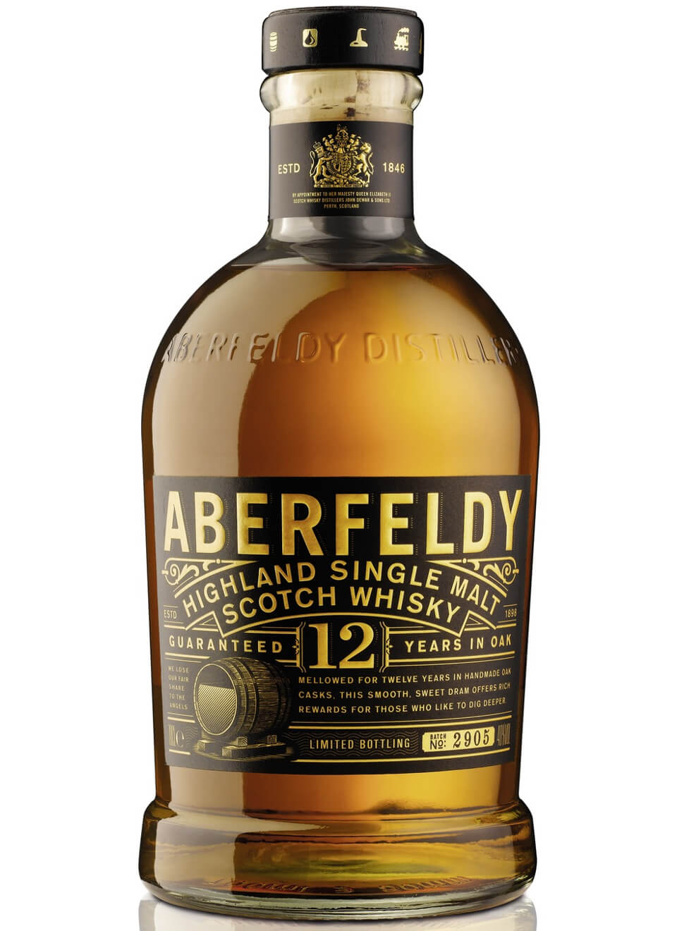 Aberfeldy 12 Years Highland Single Malt Scotch Whisky 0,7 L