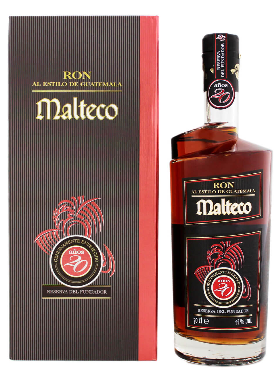 Malteco Reserva del fundador 20 Anos Rum 0,7 L