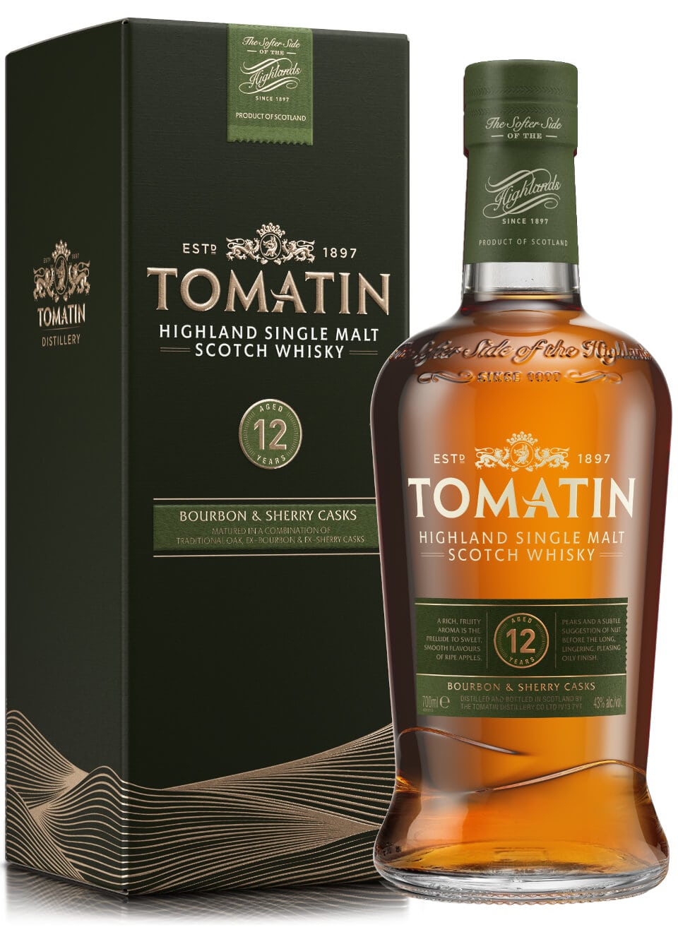 Tomatin 12 Years Highland Single Malt Scotch Whisky 0,7 L