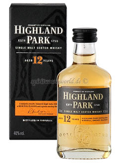 Highland Park 12 Years Whisky Mini 0,05 L