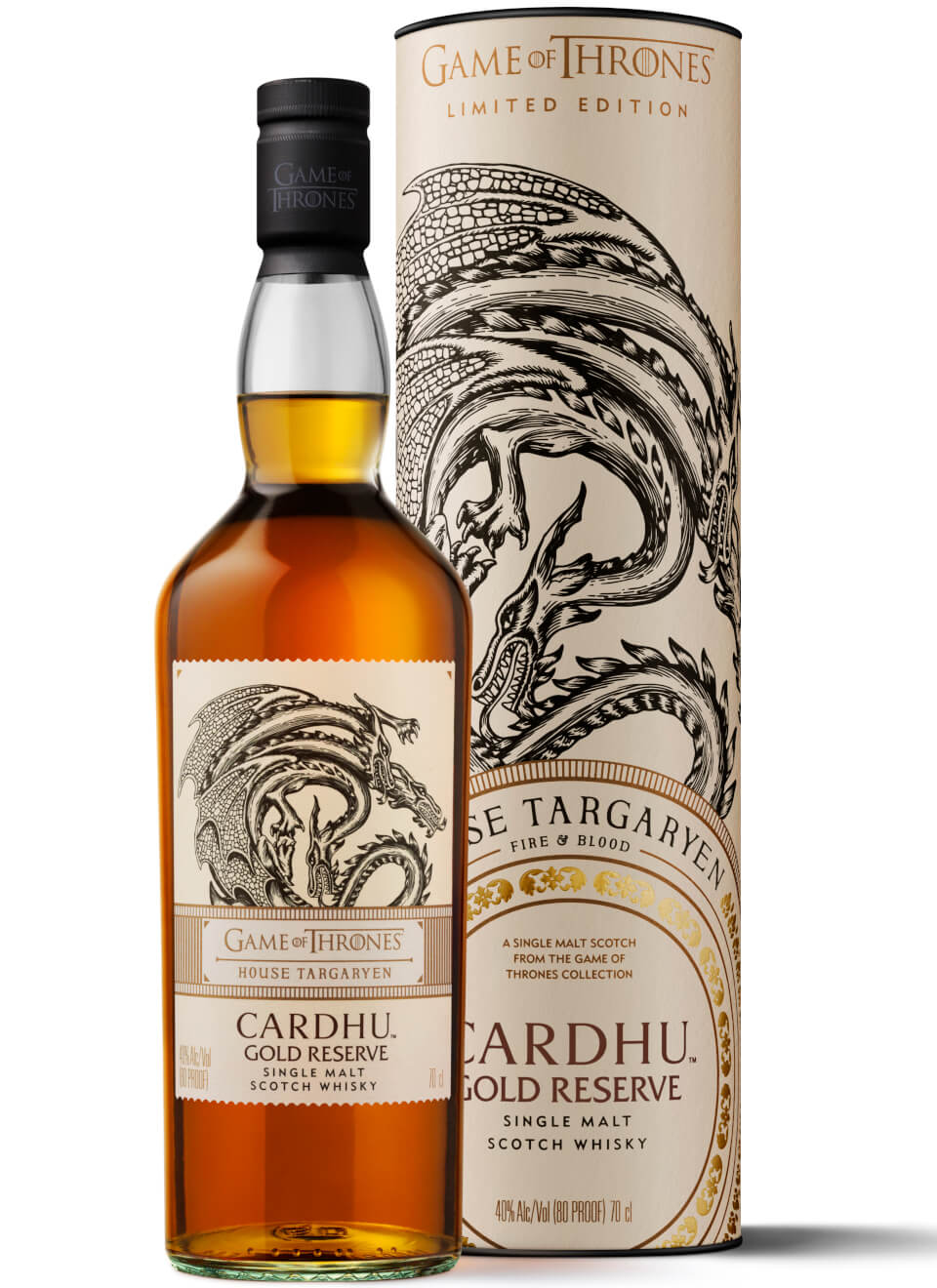 Cardhu Gold Reserve Game of Thrones Edition Whisky 0,7 L