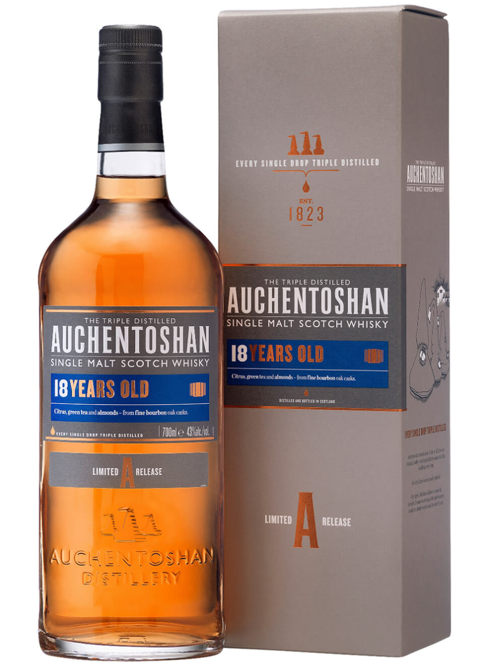 Auchentoshan 18 Years Single Malt Scotch Whisky 0,7 L