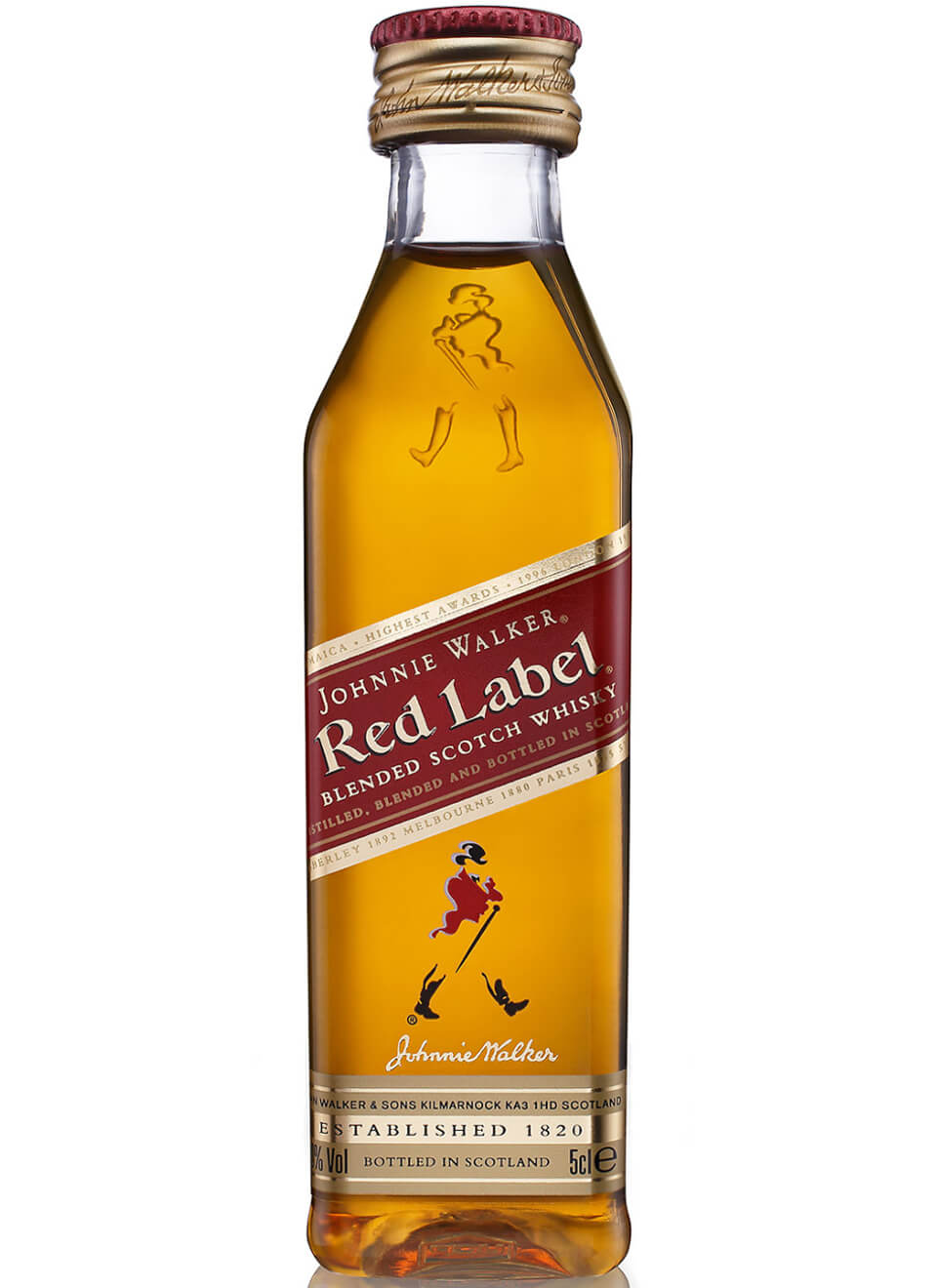Johnnie Walker Red Label Blended Scotch Whisky Mini 0,05 L