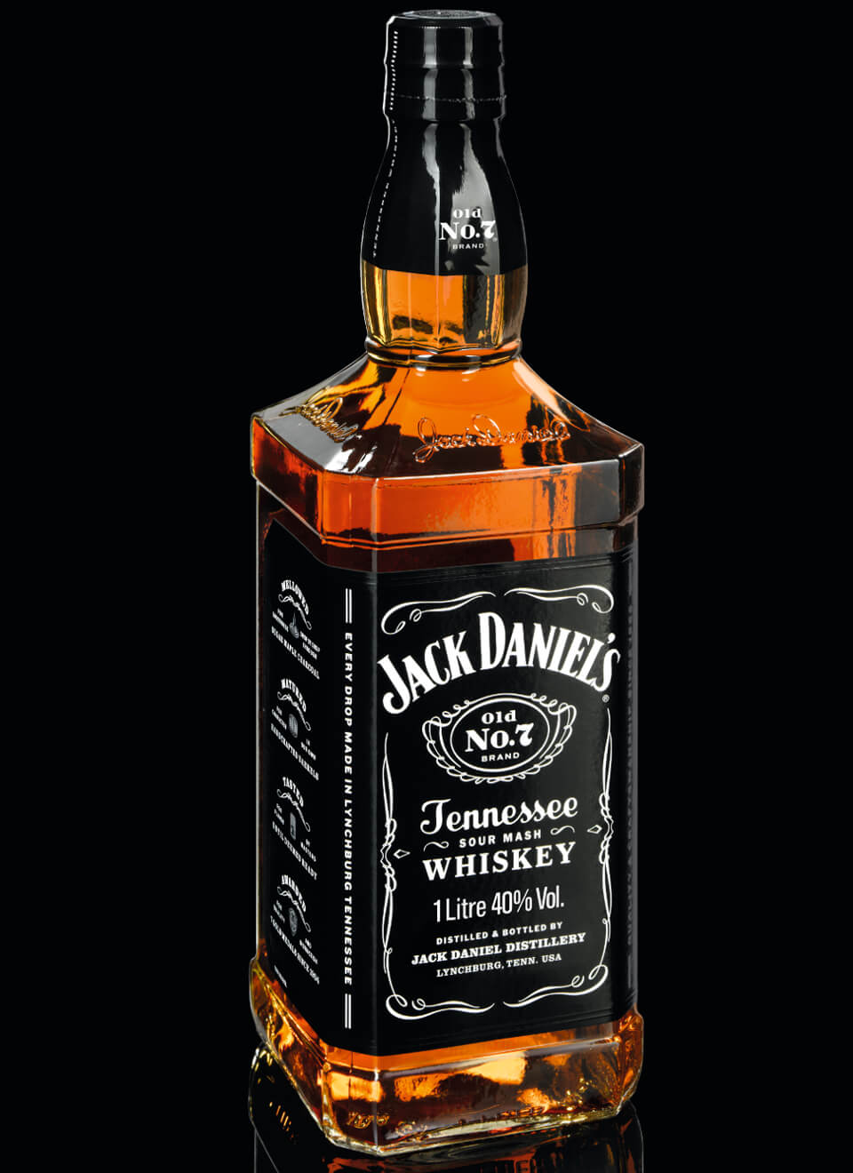 Jack Daniels Old No.7 Tennessee Whiskey 1 L