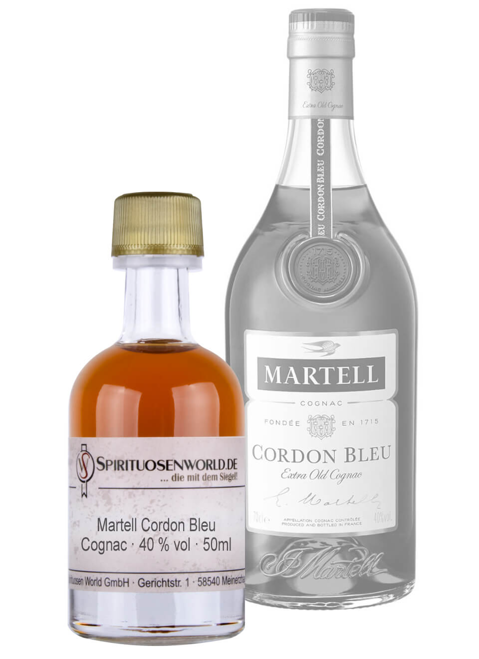 Martell Cordon Bleu Cognac Tastingminiatur 0,05 L
