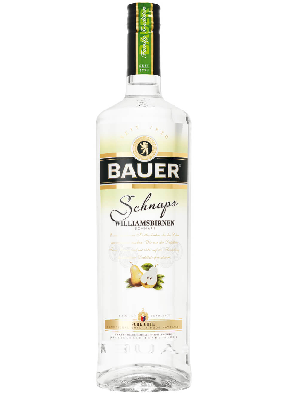 Bauer Williamsbirnen Schnaps 0,7 L