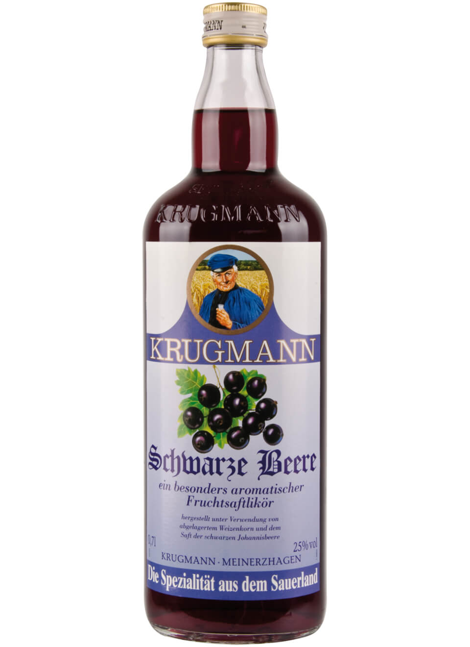 Krugmann Schwarze Beere Likör 0,7 L