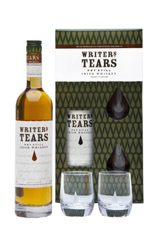 Writers Tears Irish Whiskey Set mit 2 Gläser 0,7 L