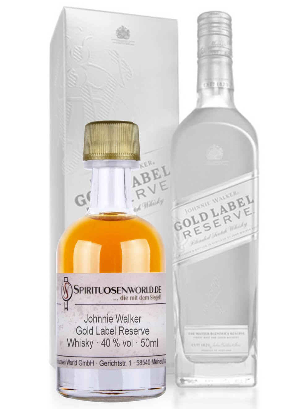 Johnnie Walker Gold Label Reserve Whisky Tastingminiatur 0,05 L