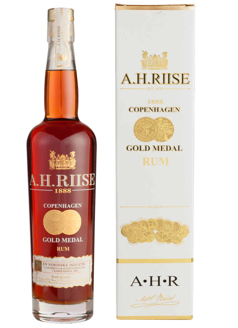 A.H. Riise 1888 Gold Medal Premium Rum 0,7 L