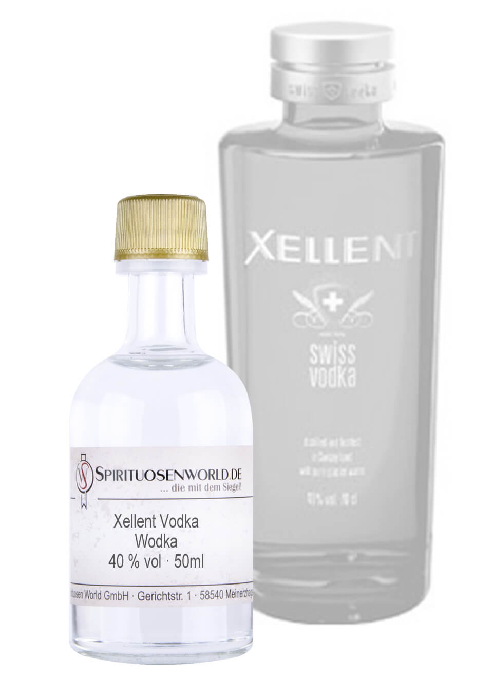 Xellent Vodka Tastingminiatur 0,05 L