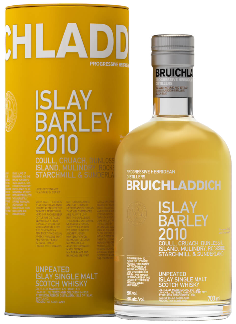 Bruichladdich Islay Barley Unpeated Islay Single Malt Scotch Whisky 0,7 L