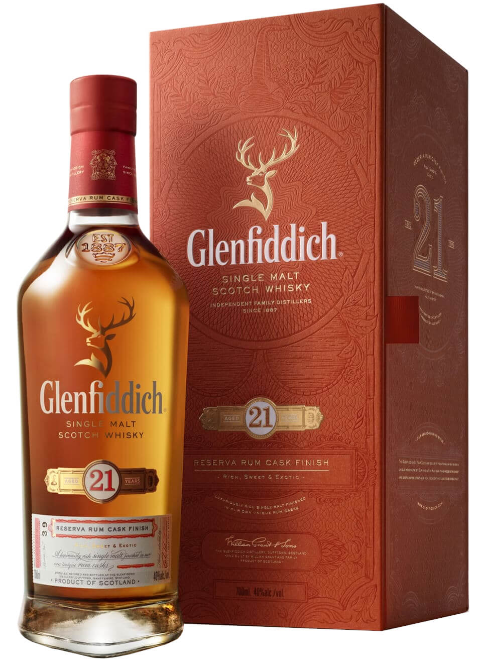 Glenfiddich 21 Years Single Malt Scotch Whisky 0,7 L