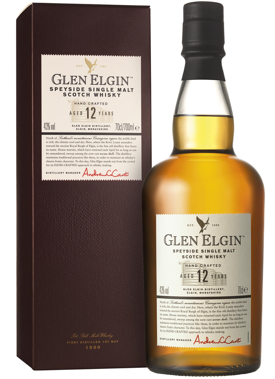 Glen Elgin 12 Years Whisky 0,7 L