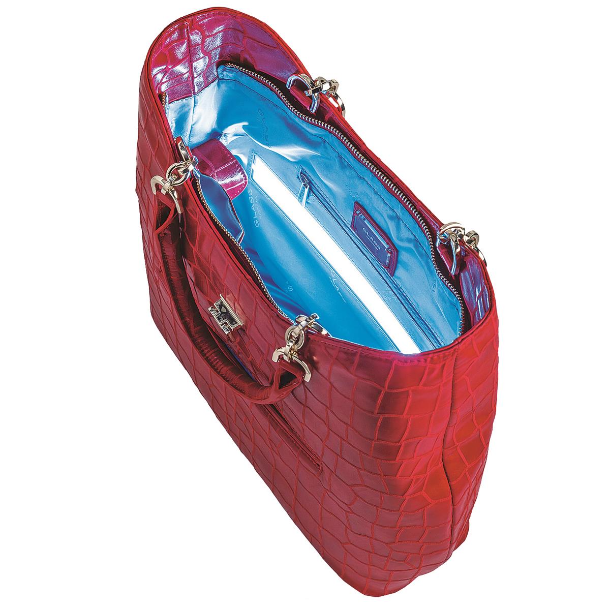 Glass Handbag | Tote Bag Red