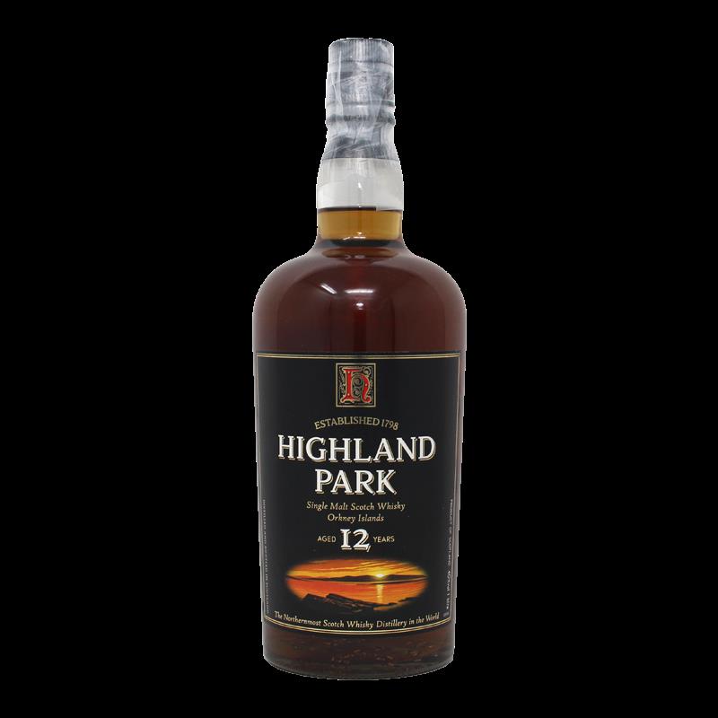 Highland Park 12 Years Old Label 1,0L