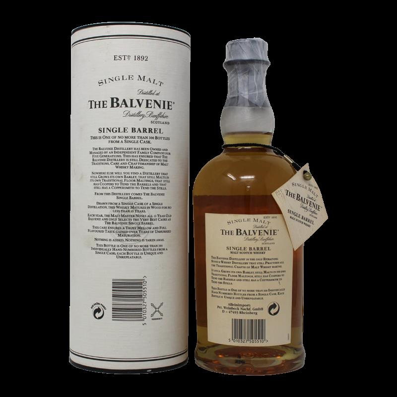 Balvenie 15 Years 1979/1999  Single Malt Scotch Whisky  0,7L
