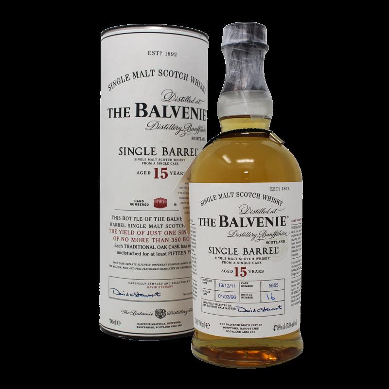 Balvenie 15 Years  Single Barrel1996-2011 Bottle No.16 Single Malt Scotch Whisky  0,7L