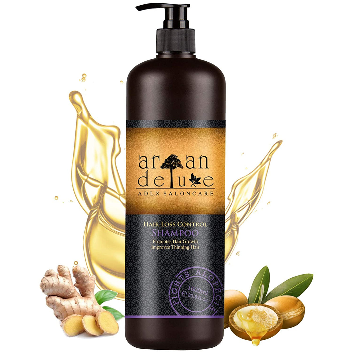 Argan Deluxe Haarwachstums-Shampoo | effektive Hilfe gegen Haarausfall | TESTURTEIL SEHR GUT