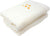 Bio Handtücher mit Stickerei Doppelpack 50x100 Creme-Weiss Bio-Baumwolle Oeko-TEX und GOTS Zertifiziert EU Produktion