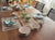 Grosse Porzellan Müslischale Suppenschale Reisschale Servierschale im 4er Set 600ml Ø15,5 cm Design Green Love