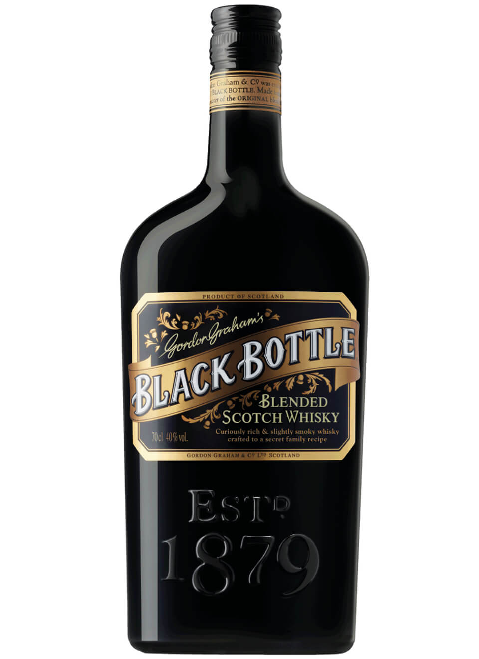 Gordon Grahams Black Bottle Blended Scotch Whisky 0,7 L