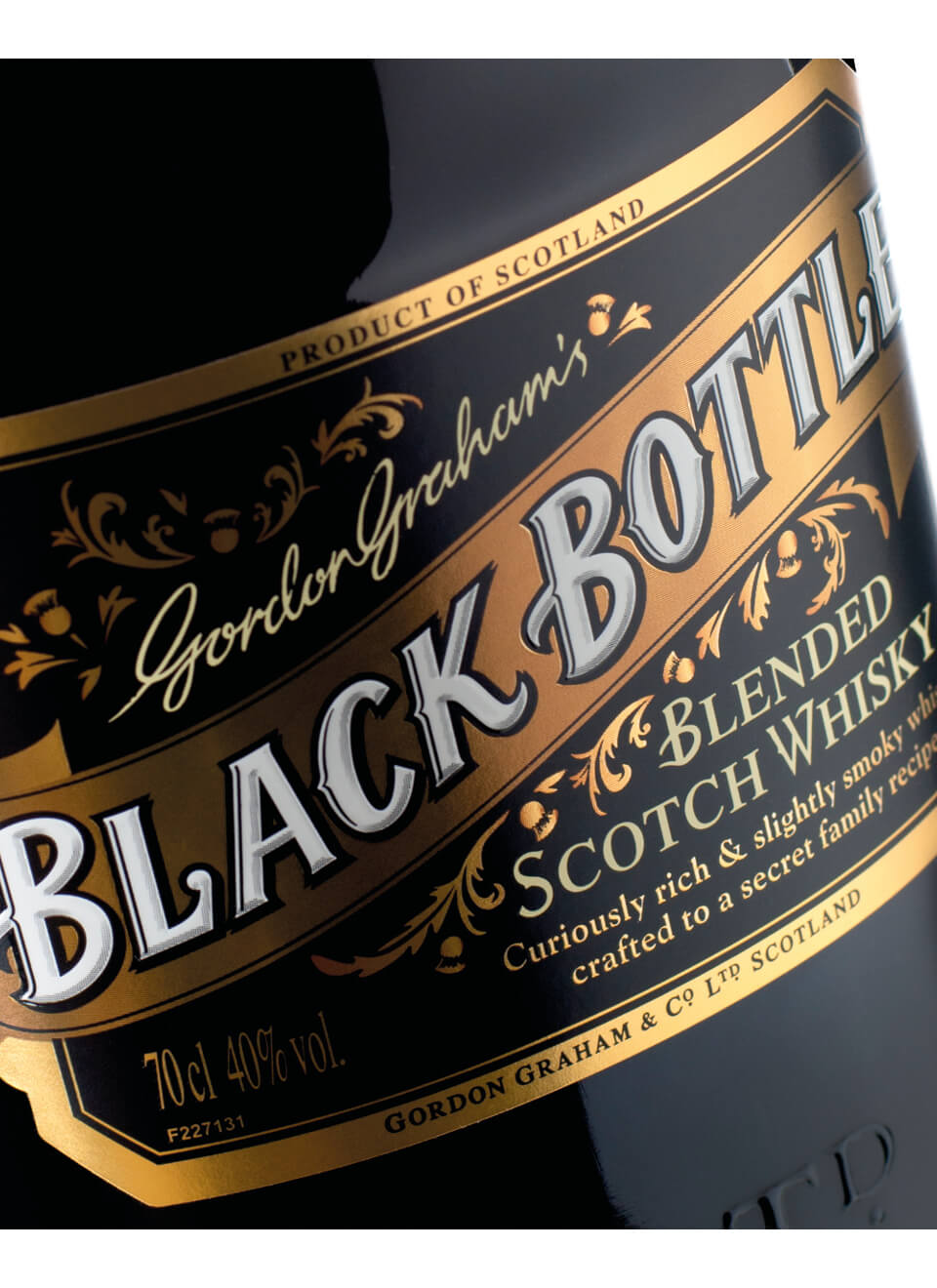 Gordon Grahams Black Bottle Blended Scotch Whisky 0,7 L