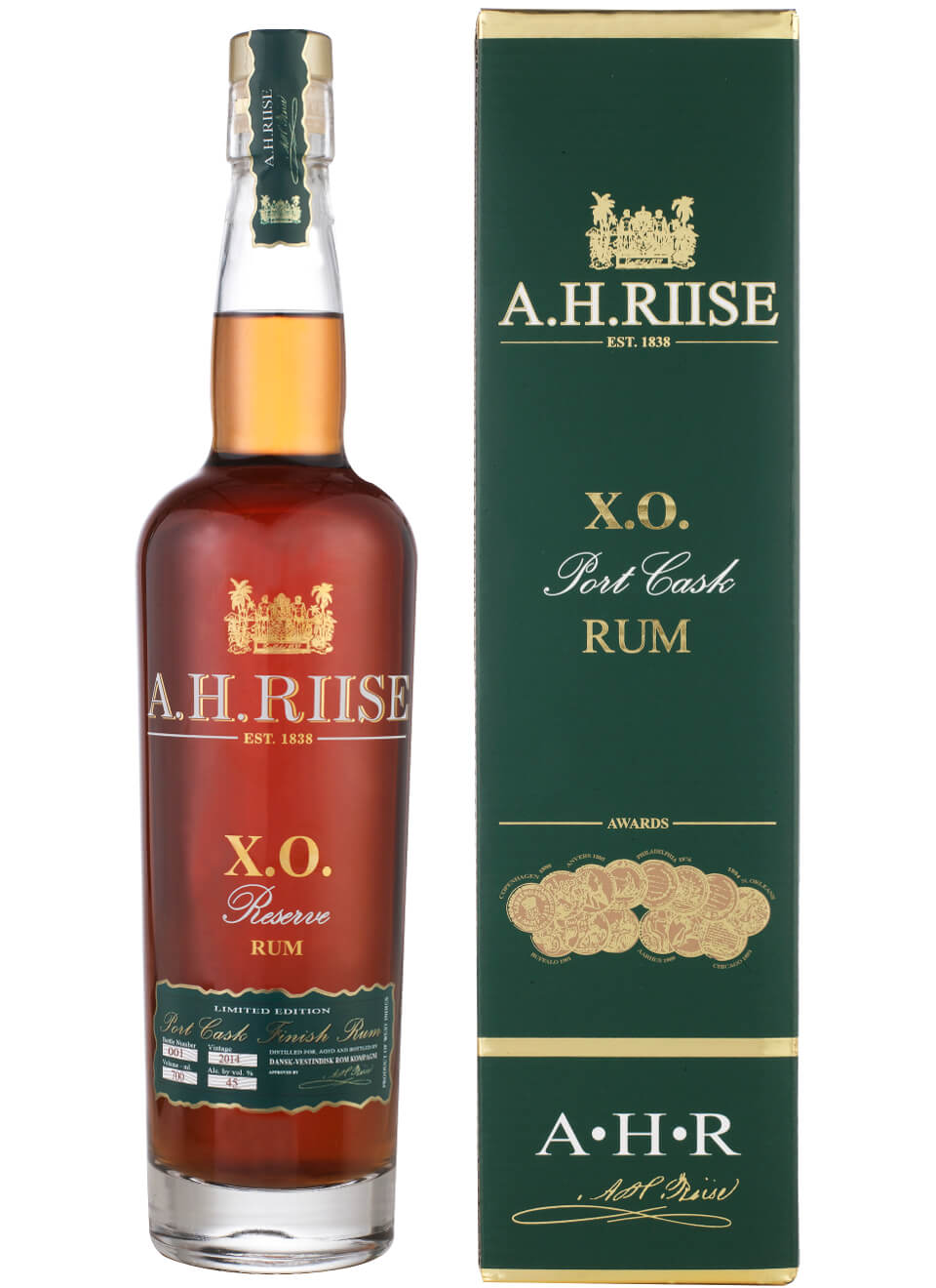A.H. Riise X.O. Reserve Rum Port Cask 0,7 L