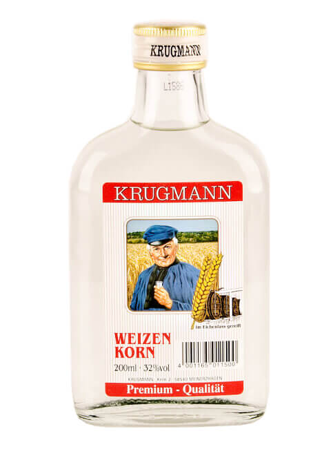 Krugmann Weizenkorn Taschenflasche 0,2 L