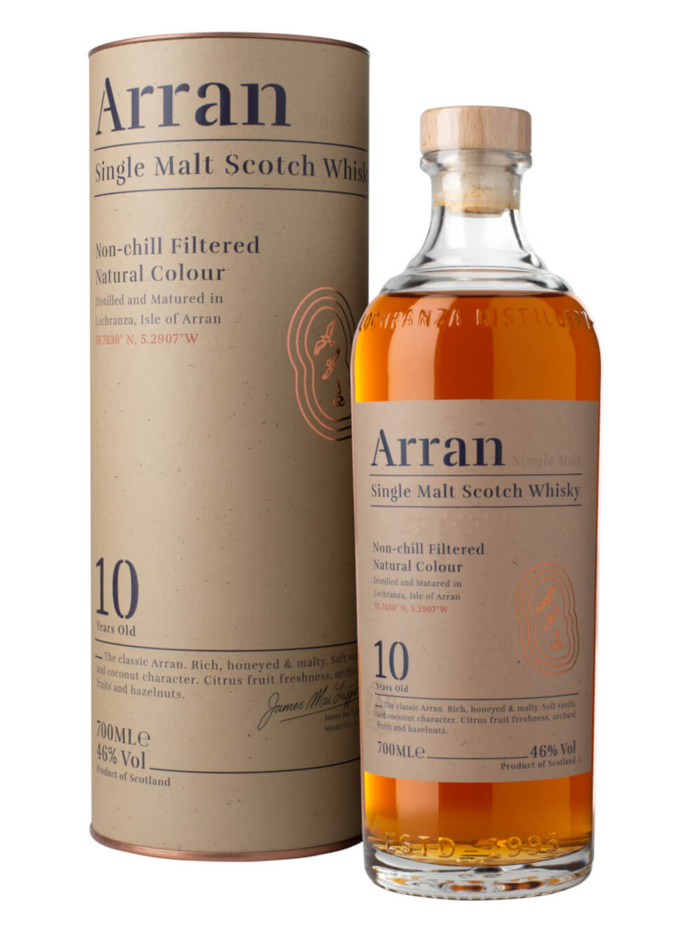 Arran 10 Years Single Malt Scotch Whisky 0,7 L