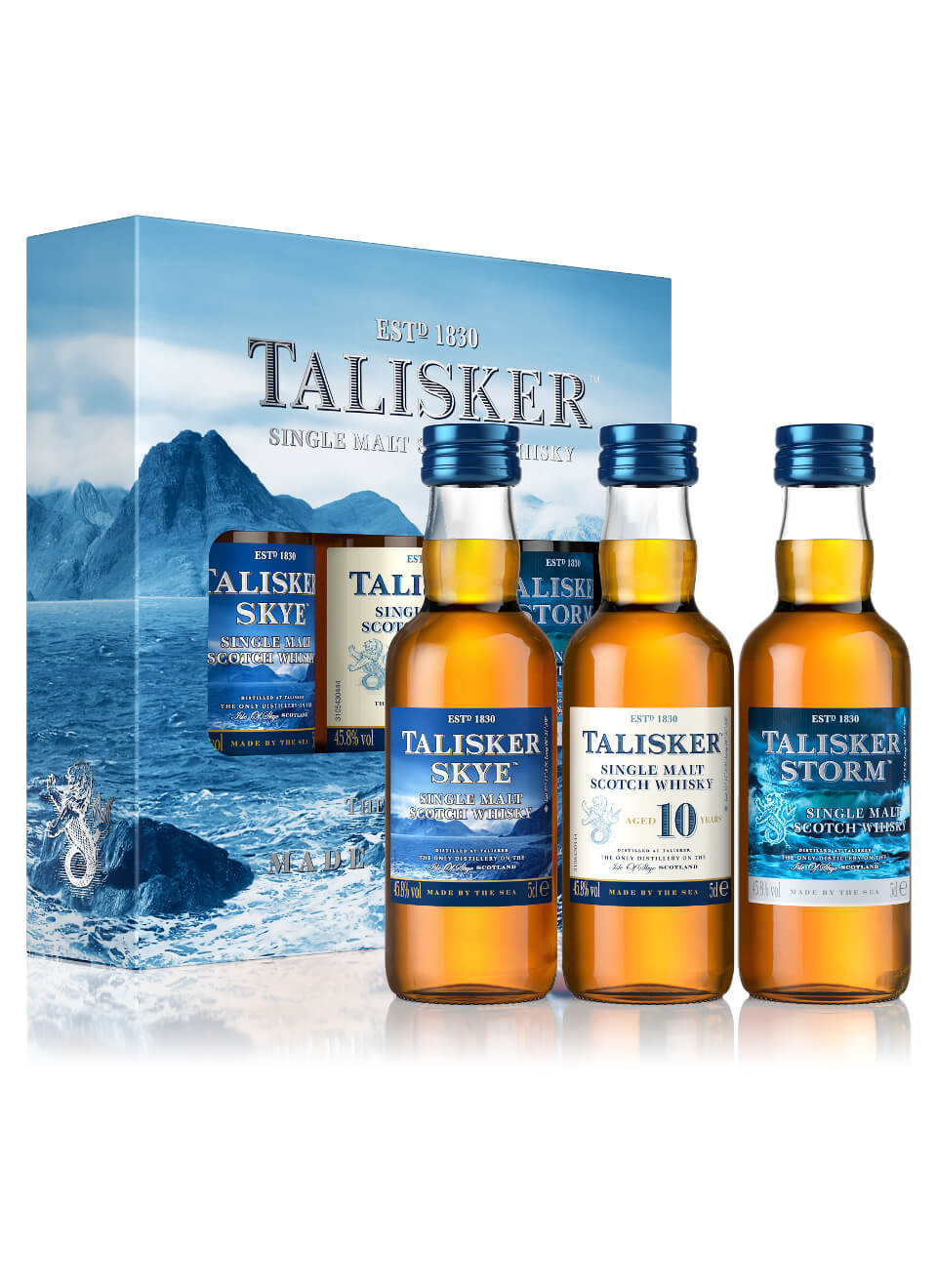 Talisker Single Malt Scotch Whisky Miniaturen Set 0,15 L