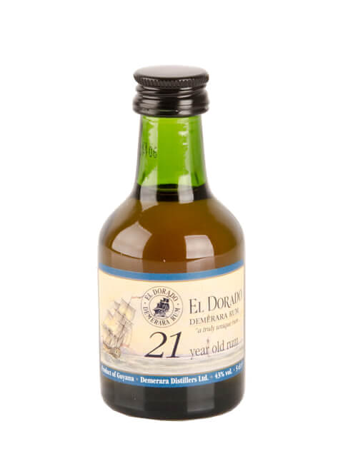 El Dorado 21 Jahre Rum Miniatur 0,05 L