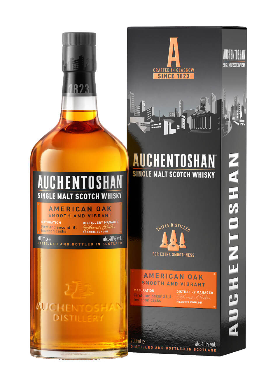 Auchentoshan American Oak Single Malt Scotch Whisky 0,7 L