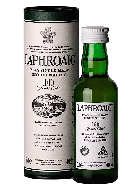 Laphroaig 10 Years Miniatur Islay Single Malt Scotch Whisky 0,05 L