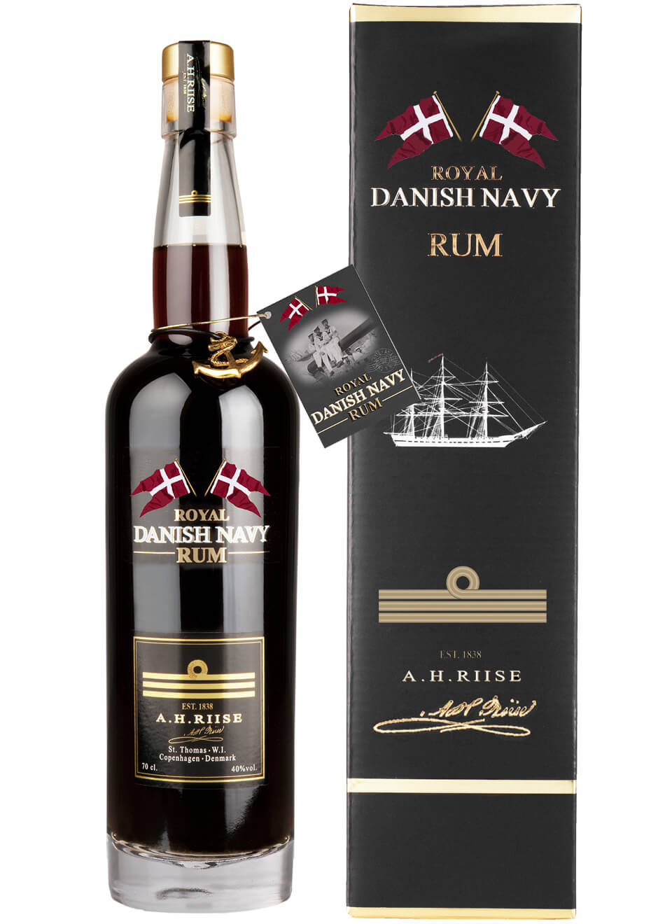A.H. Riise Royal Danish Navy Premium Rum 0,7 L
