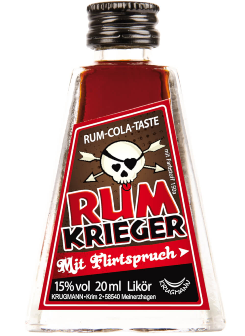 Krugmann Rumkrieger Miniatur Likör 0,02 L