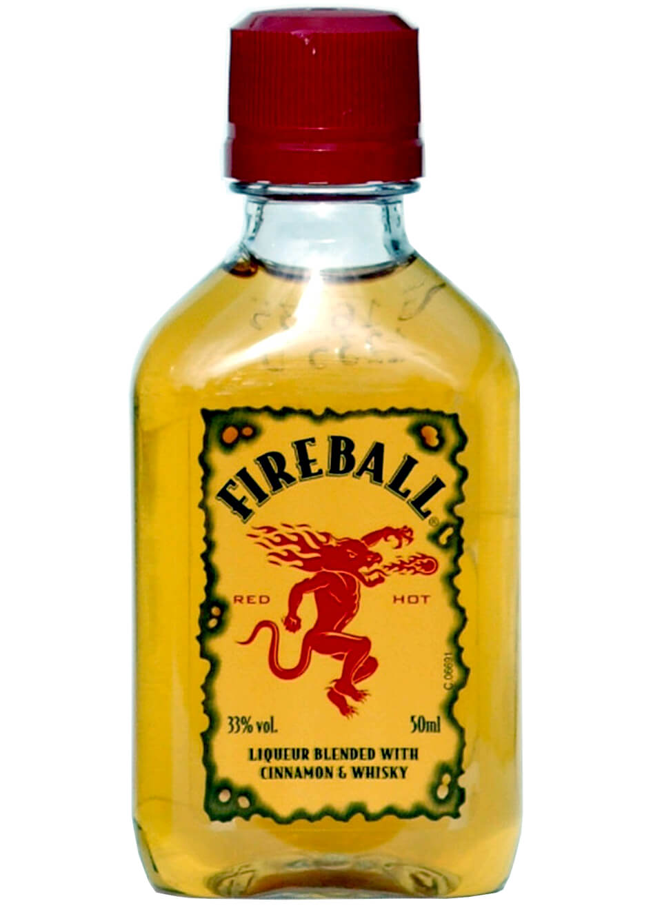 Fireball Whisky-Zimt-Likör Miniatur 0,05 L