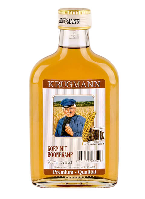Krugmann Korn mit Boonekamp Taschenflasche 0,2 L