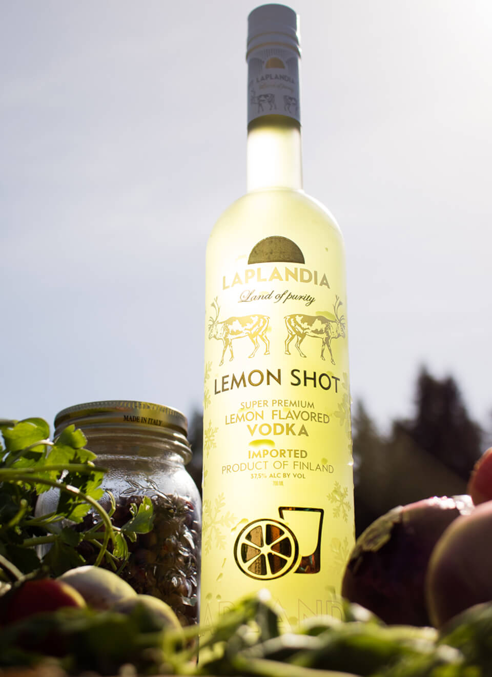 Laplandia Lemon Shot Flavored Vodka 0,7 L