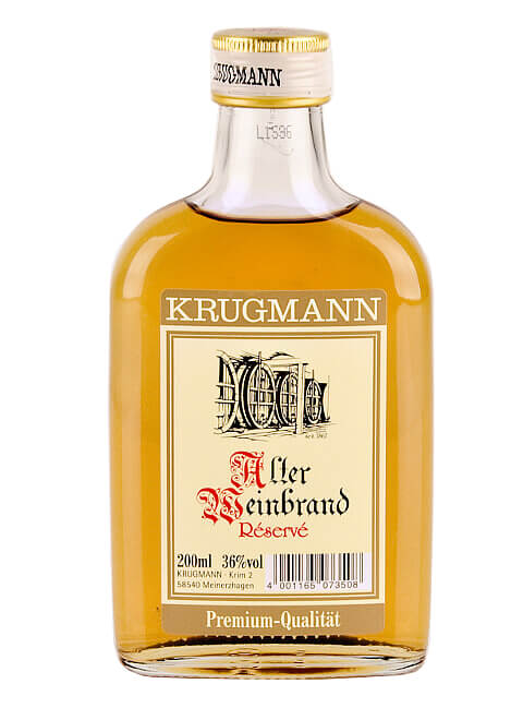 Krugmann Alter Weinbrand Taschenflasche 0,2 L