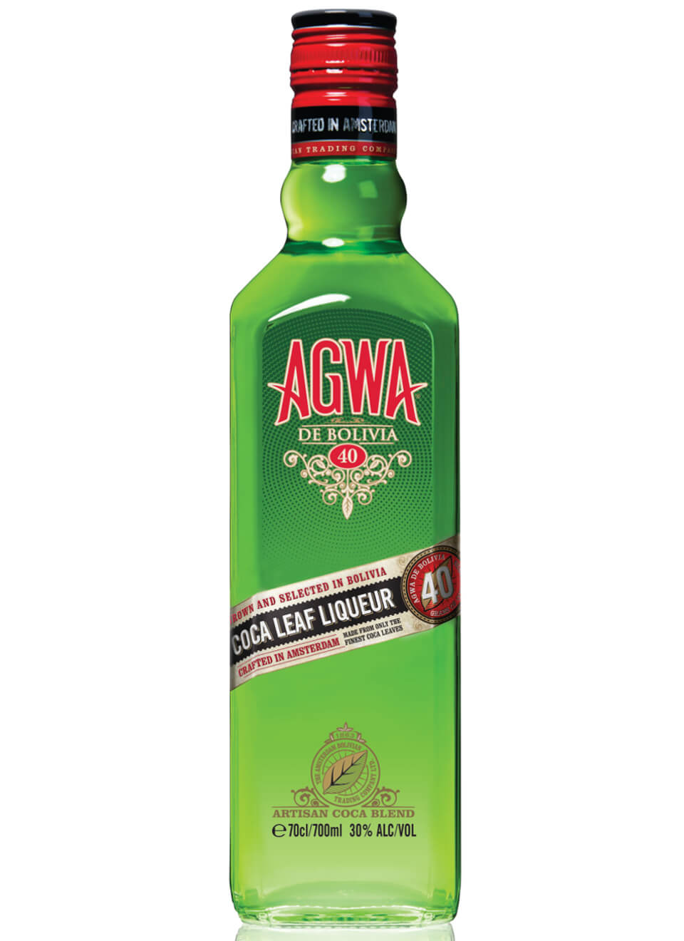 Agwa de Bolivia Coca Leaf Likör 0,7 L